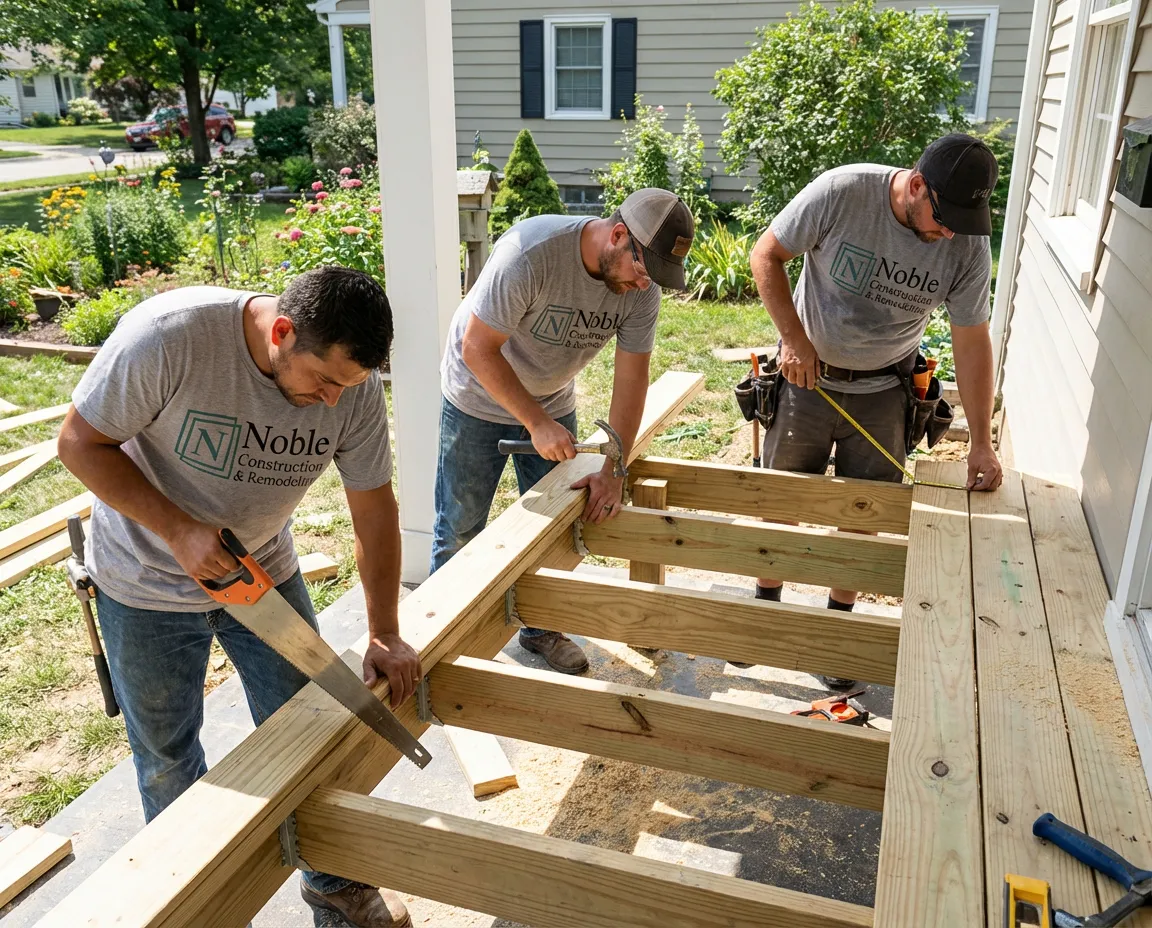 front porch, deck, patio