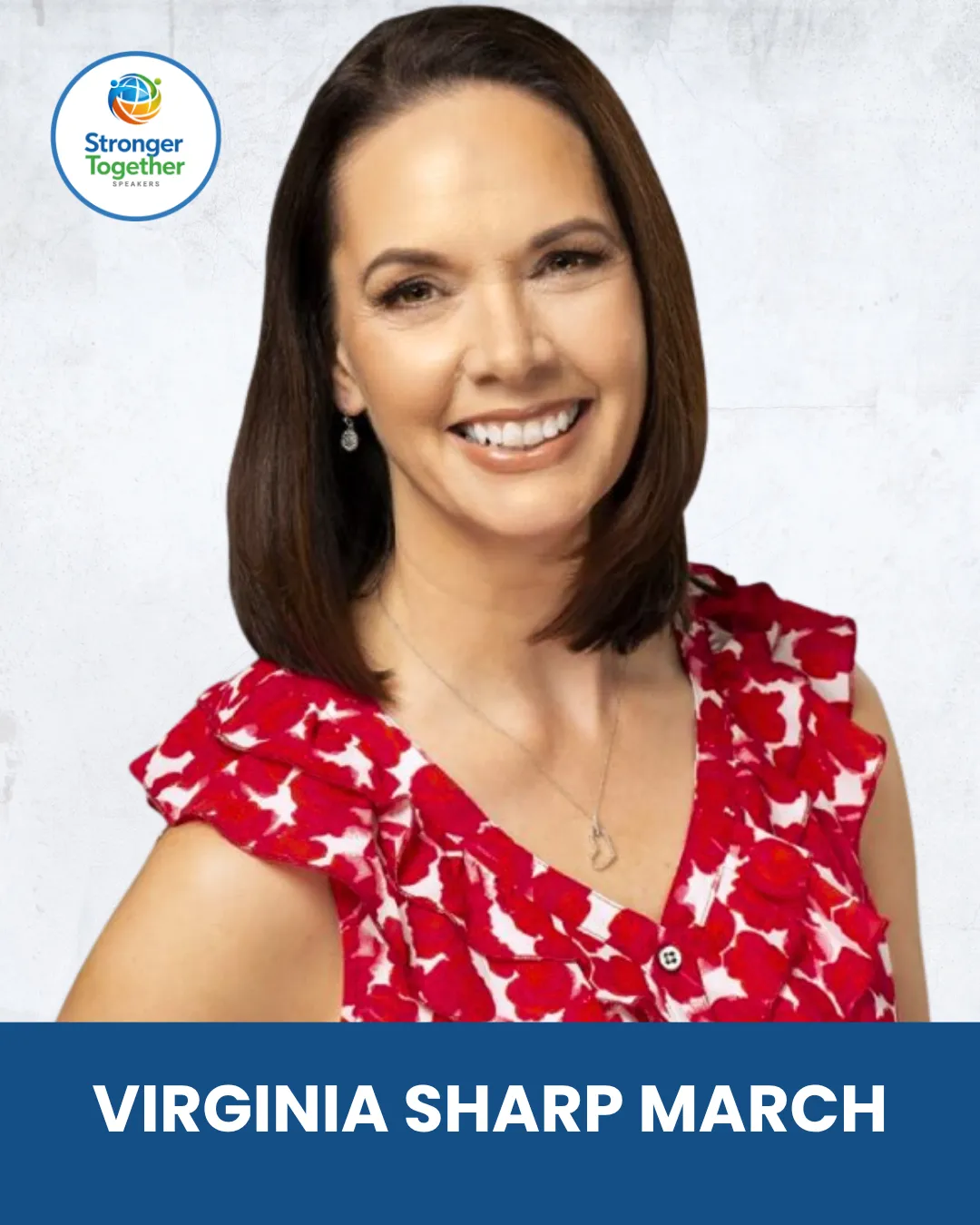 Headshot of Virginia Sharp March, leadership coach, speaker, and communication consultant.