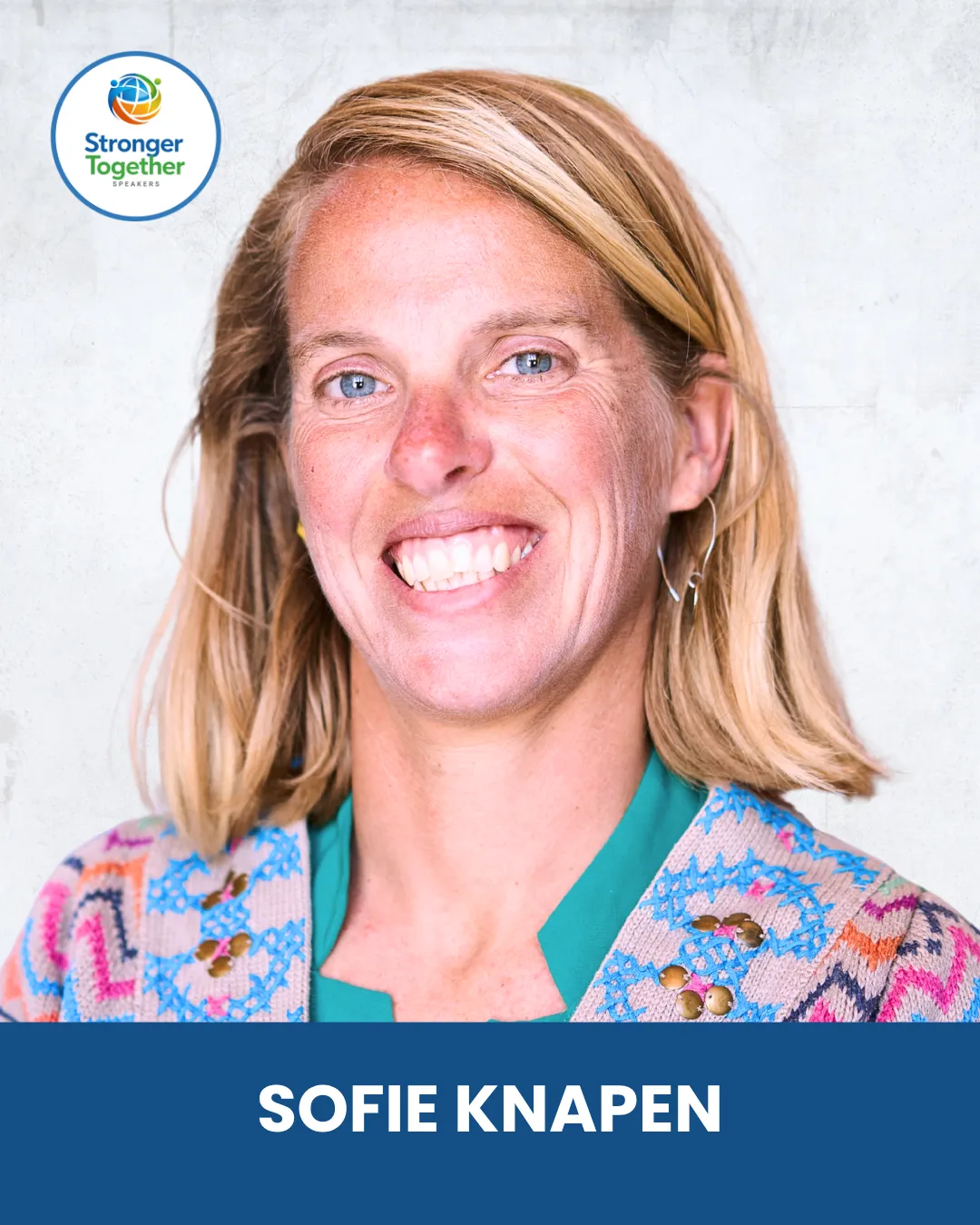 Breakout Speaker: Sofie Knapen