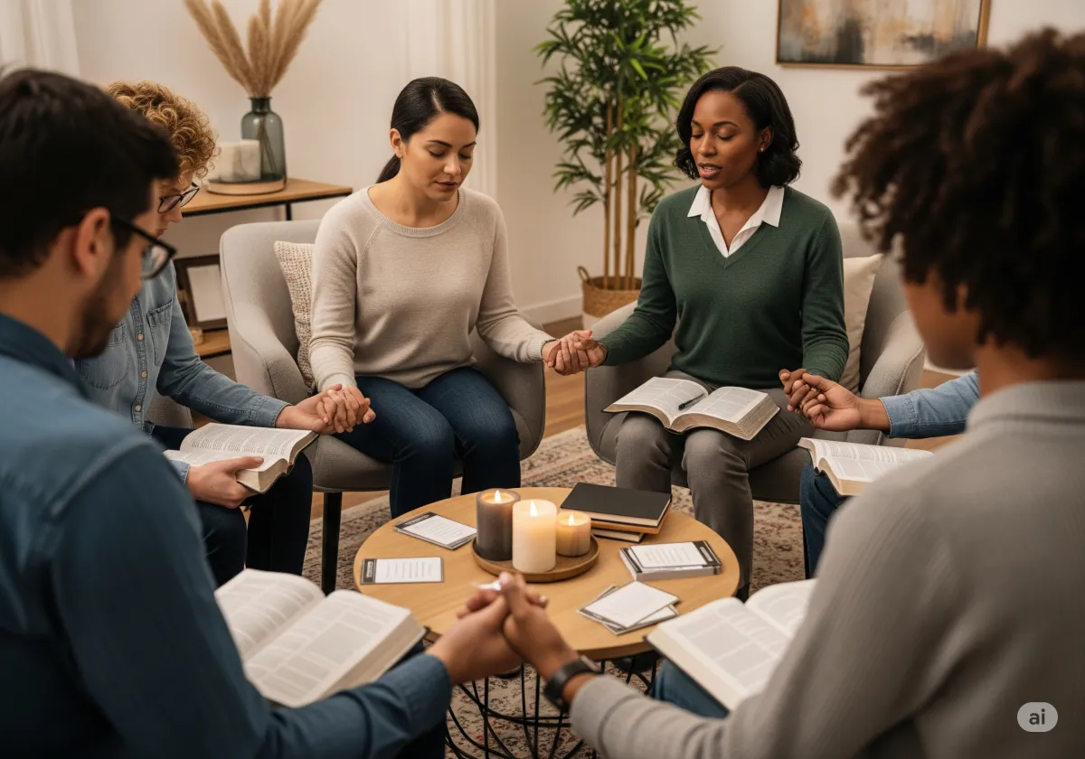 A supportive ACT therapy moment at Cornerstone Wellness Center in Medina, OH, depicting a therapist and client during a transformative breakthrough in a caring setting.