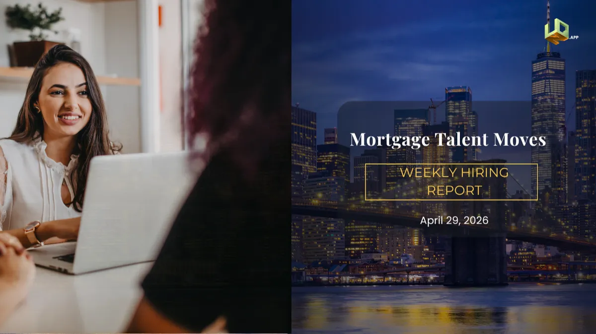 Mortgage Talent Moves: Weekly Hiring Report