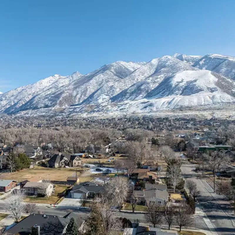aerial image of Draper Utah