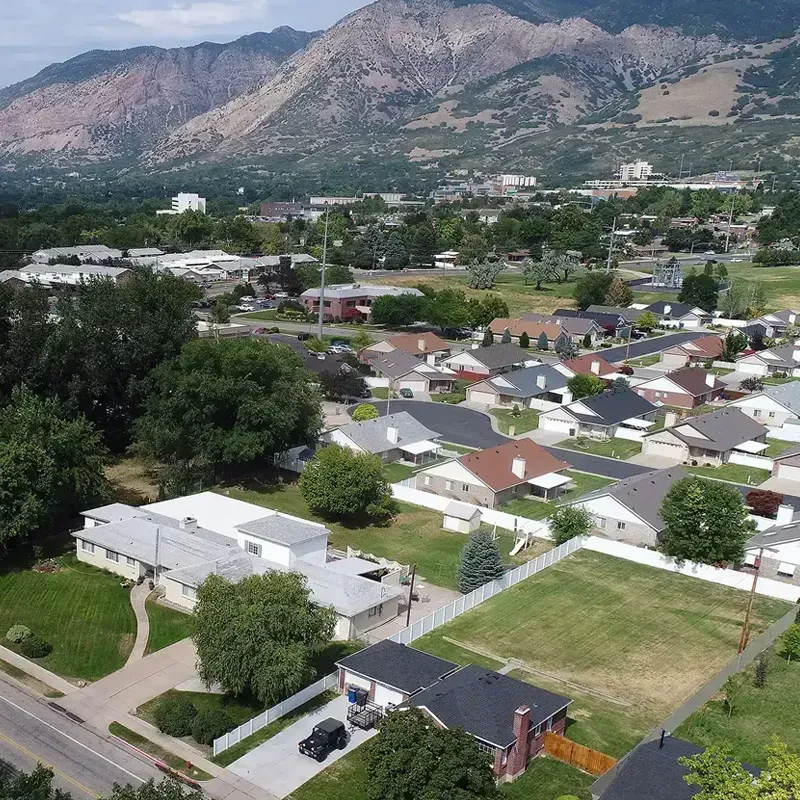 aerial image of Roy Utah