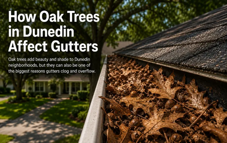 How Oak Trees in Dunedin Affect Gutters