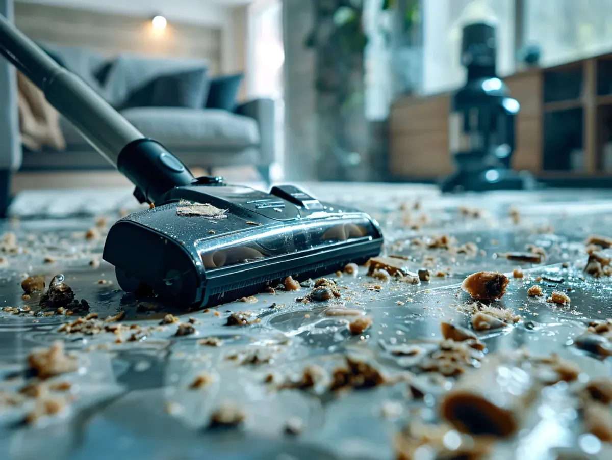 Vacuuming  the Floor 