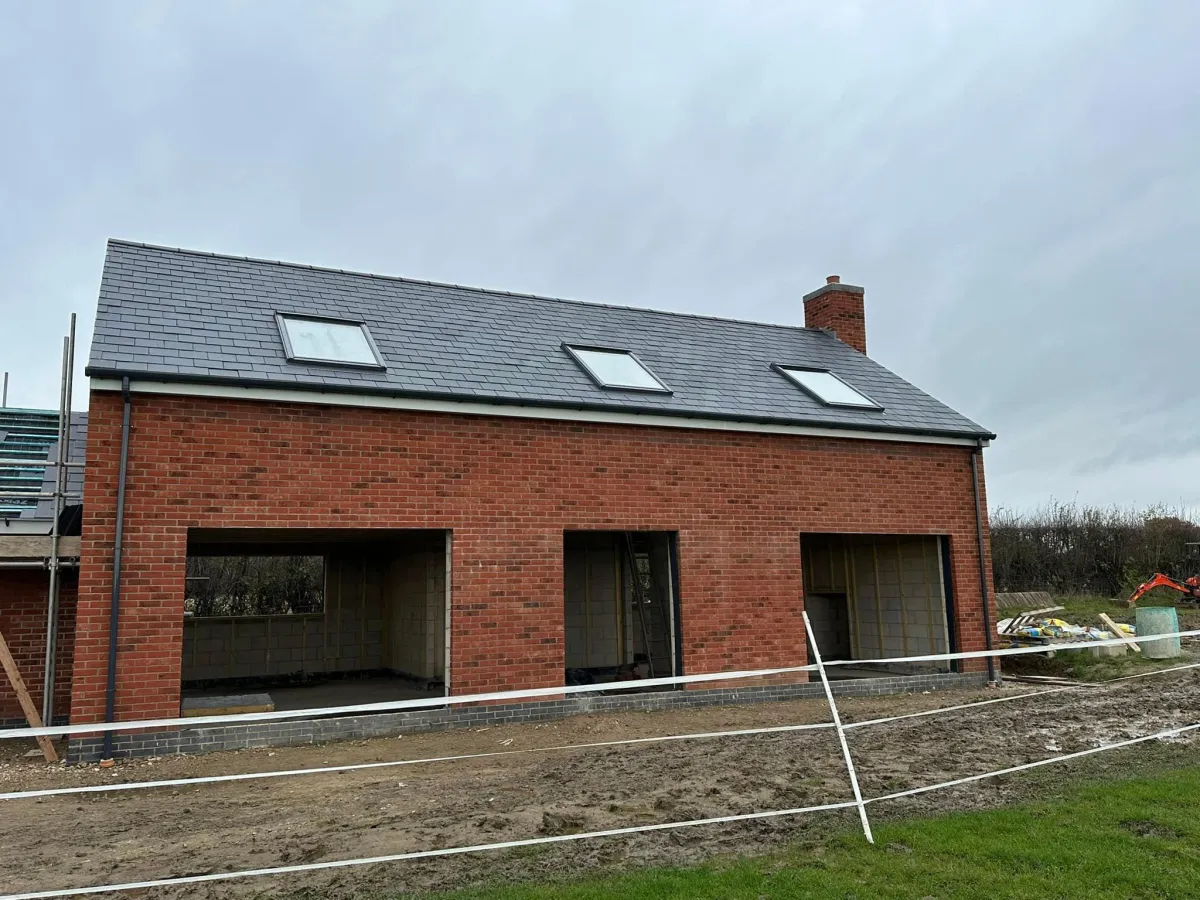 Completed new roof installation by GW Roofing Services in Nottingham