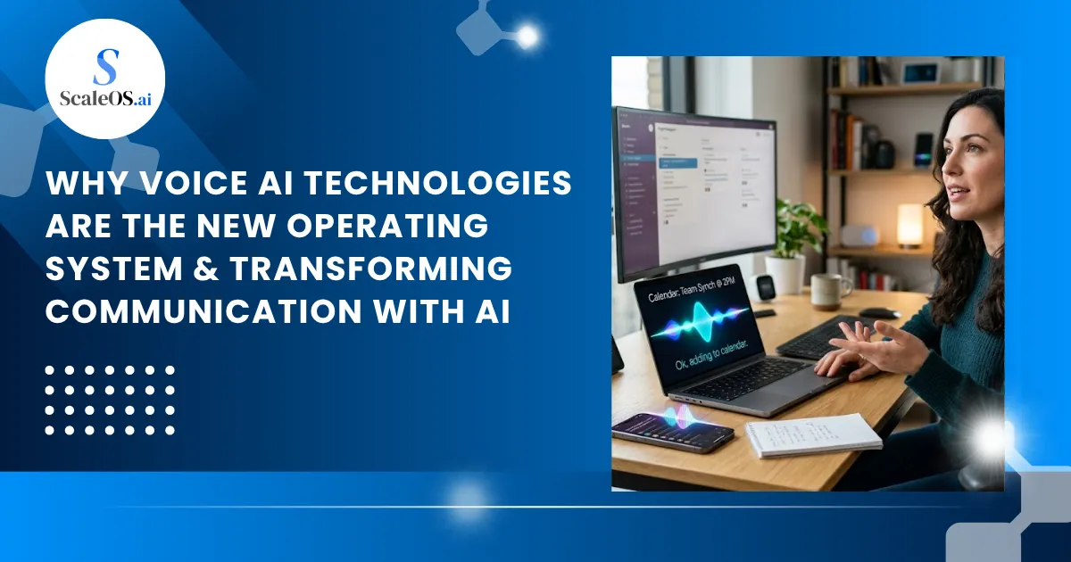 why voice AI technologies are the new operating system transforming communication with AI