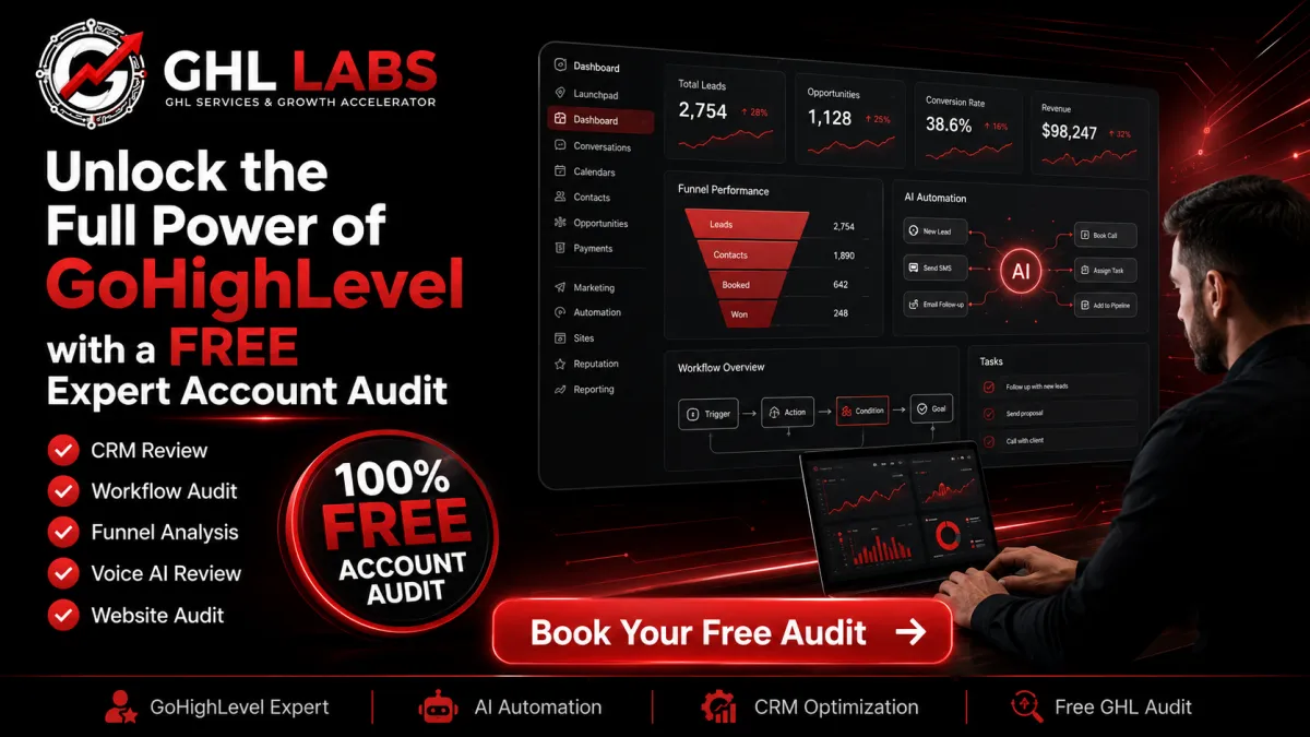 Is Your GoHighLevel Account Costing You Leads? Get a Free Expert Audit