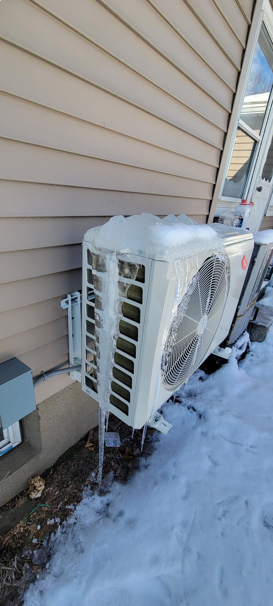 Frozen Heat Pump
