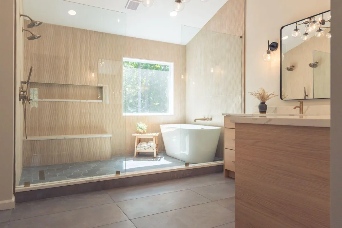  "Indulge in luxury with a bathroom renovation by Forsyth Remodeling, the premier choice for home improvements in Alpharetta."