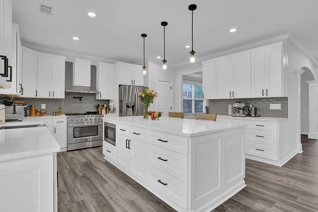 "Forsyth Remodeling creates a stunning kitchen space, blending style and functionality for homes in Alpharetta, GA."