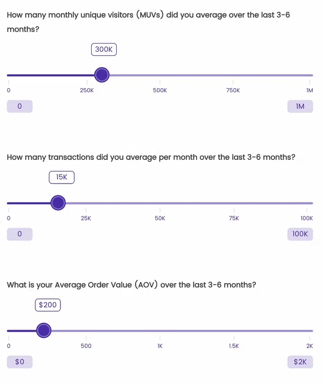 CRO ROI Calculator preview