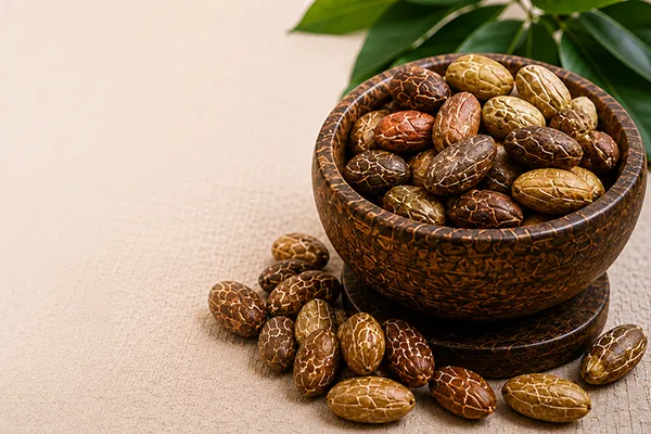 Bitter kola nuts in bowl