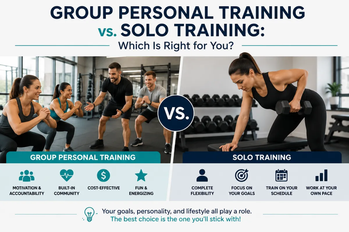 Group Personal Training vs. Solo Training