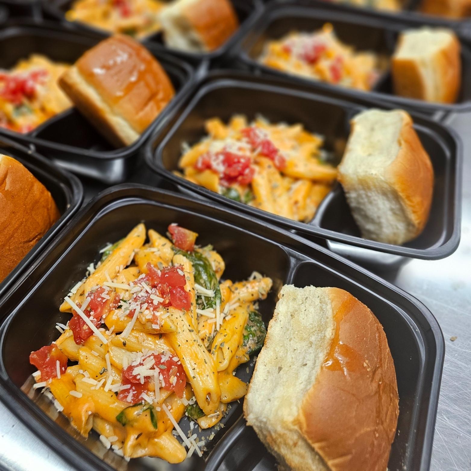 Menu for Hearty Meal Boxes Hot