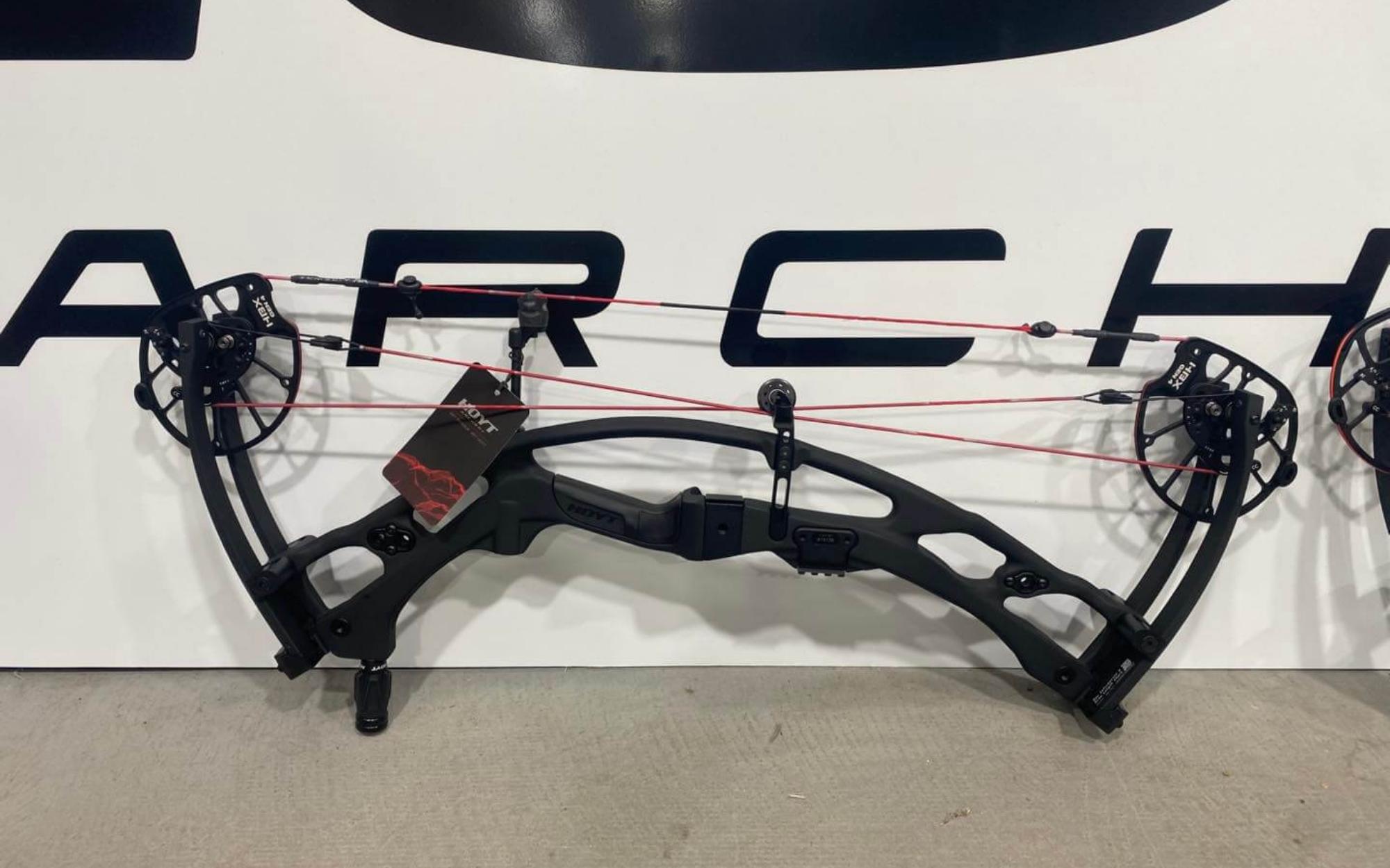Hoyt bow on the floor