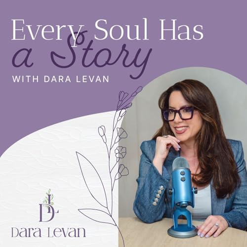 The Soul and Science of Great Writing podcast cover, Episode 24, featuring a quote and host Mara Eller alongside Kara Kavensky
