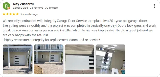 garage door company near me