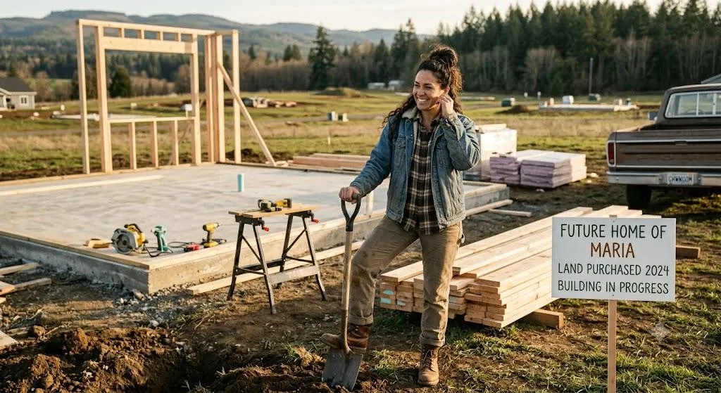 Buying land, and building a future