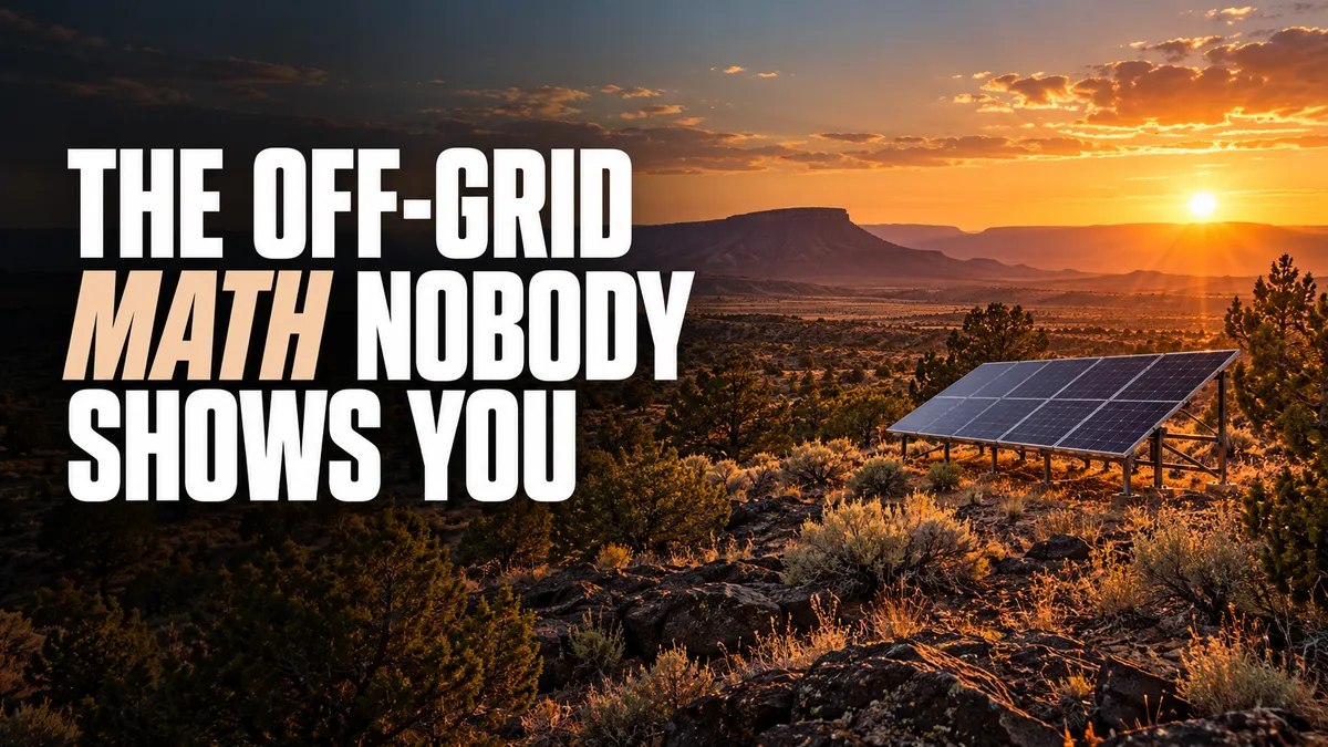 Off Grid Math