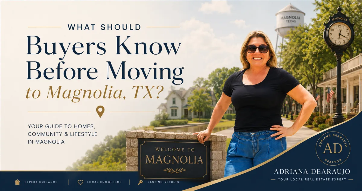 What Should Buyers Know Before Moving to Magnolia, TX?