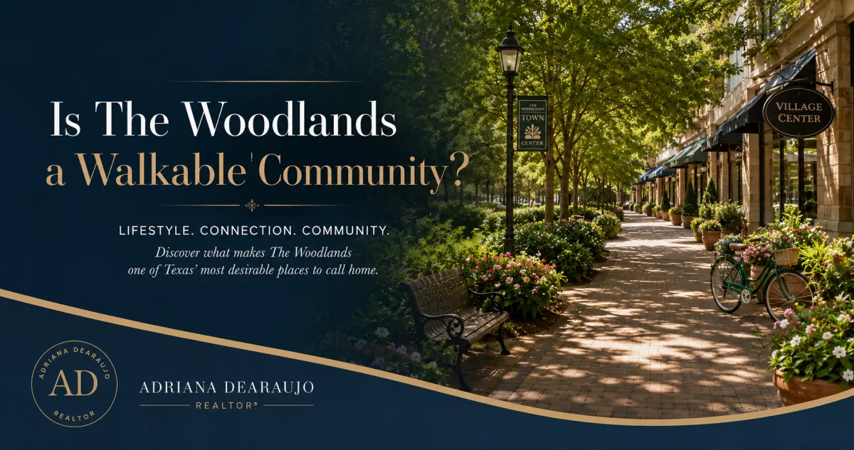Is The Woodlands a Walkable Community?