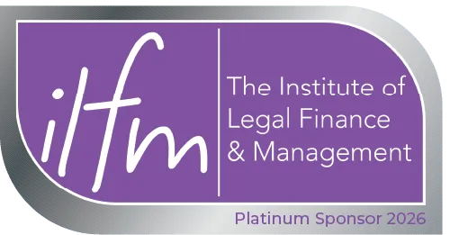 The Institute of legal finance and management Key Business Professions partnership platinum sponsor