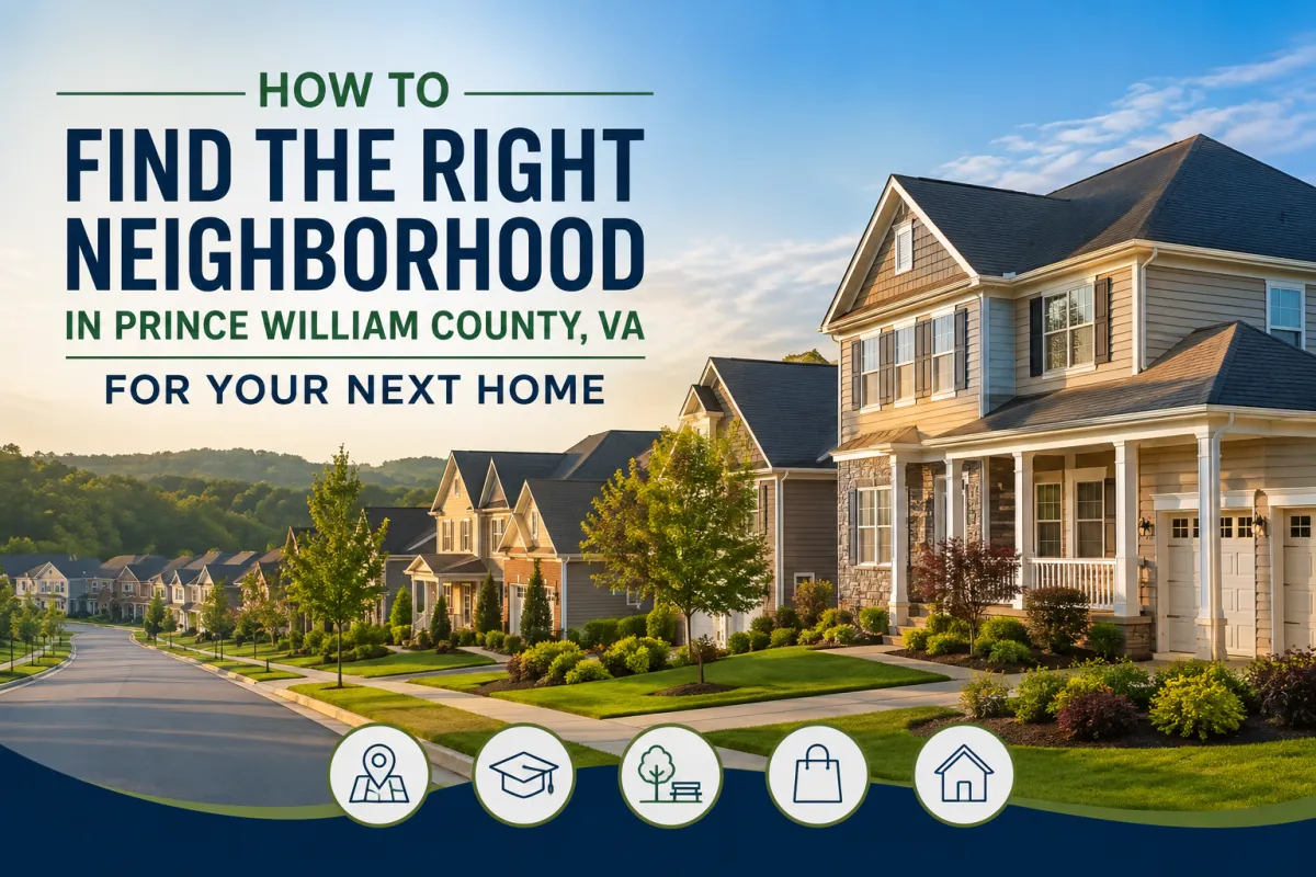 Finding the right neighborhood in Prince William County VA for home buyers