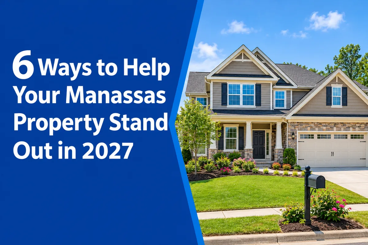 Manassas Virginia home with attractive curb appeal and a well-maintained exterior