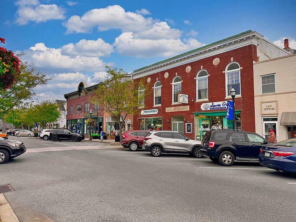Downtown Lewes business district where Goober Support provides IT services