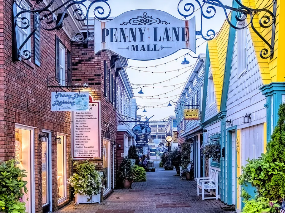 Downtown Lewes business district where Goober Support provides IT services