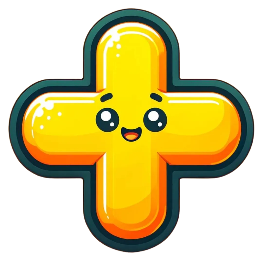 cartoon medical cross logo
