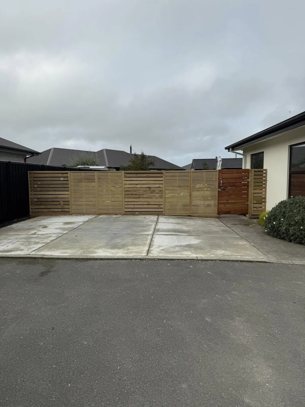 H.M Roofing Fence done in Ashburton