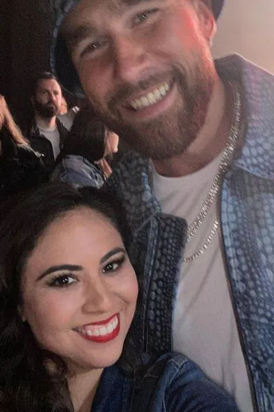 Adriana Davalos and Travis Kelce, Influencer Marketing Collaboration