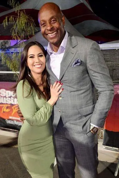 Jerry Rice with Adriana Davalos, Social Media Marketing Connection