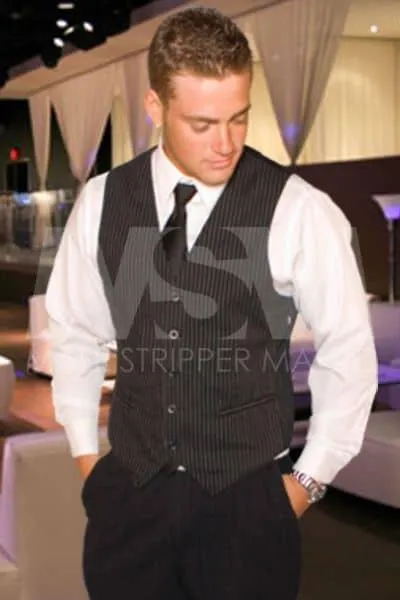Male stripper RJ in stylish nightclub attire