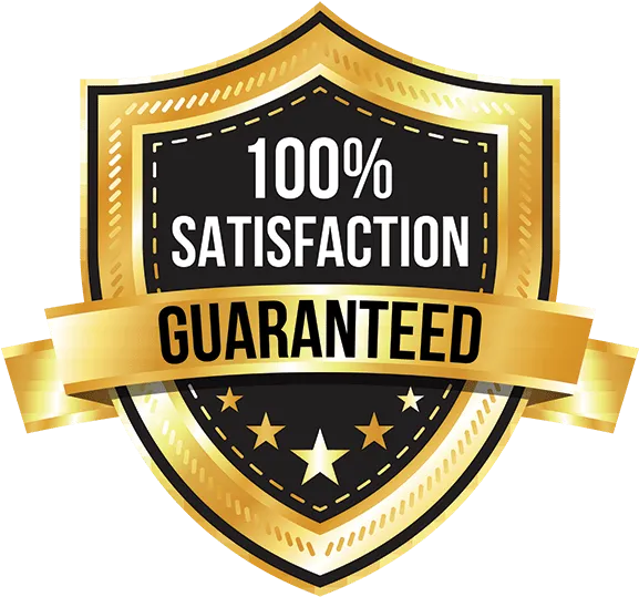 100% Satisfaction Guaranteed Badge