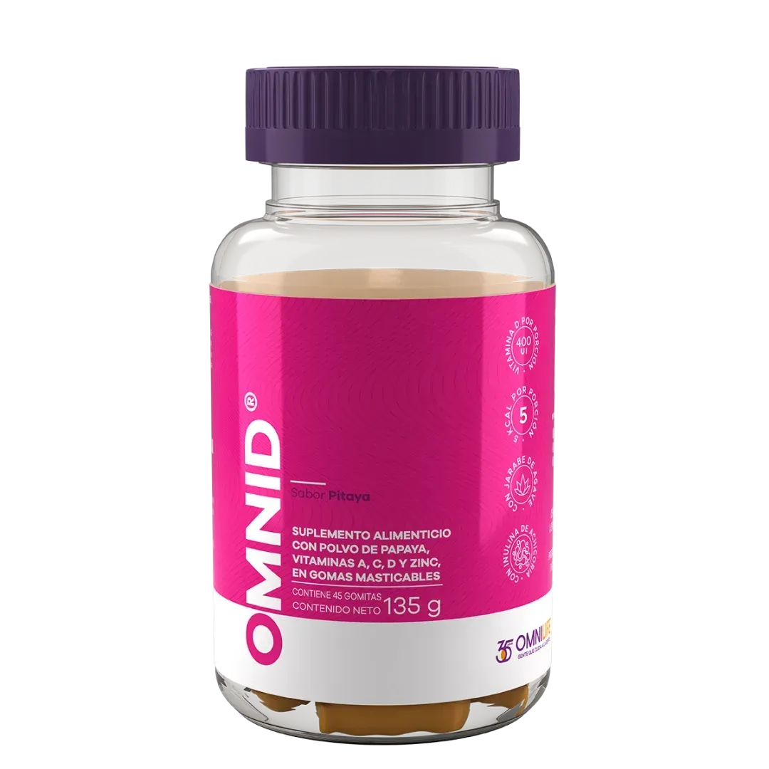 Gomitas masticables OML Gummies con Vitamina D3 y Zinc de Omnilife