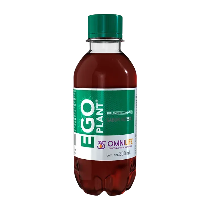 Bebida herbal depurativa Ego Plant de Omnilife sabor amargo herbal