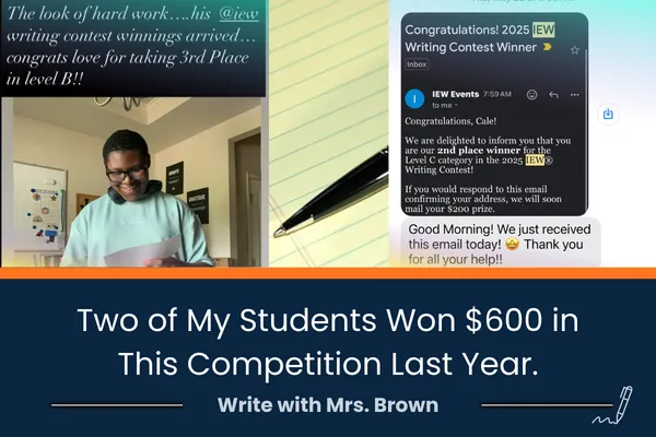 Two of My Students Won $600 in This Competition Last Year. Here's How to Enter Yours.