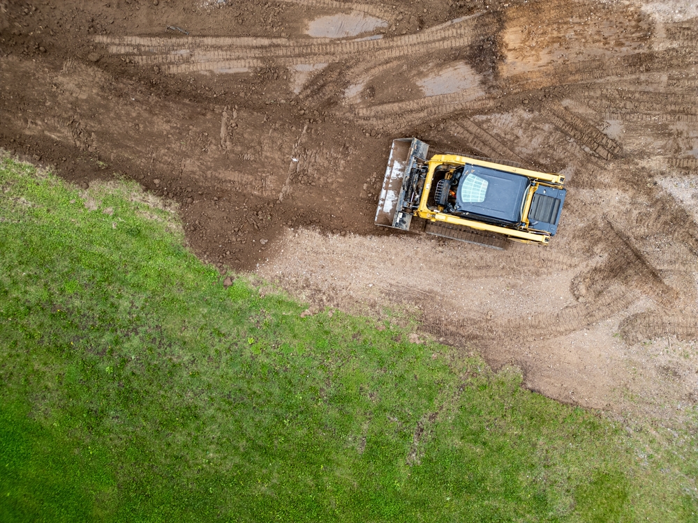 skidsteer clearing land