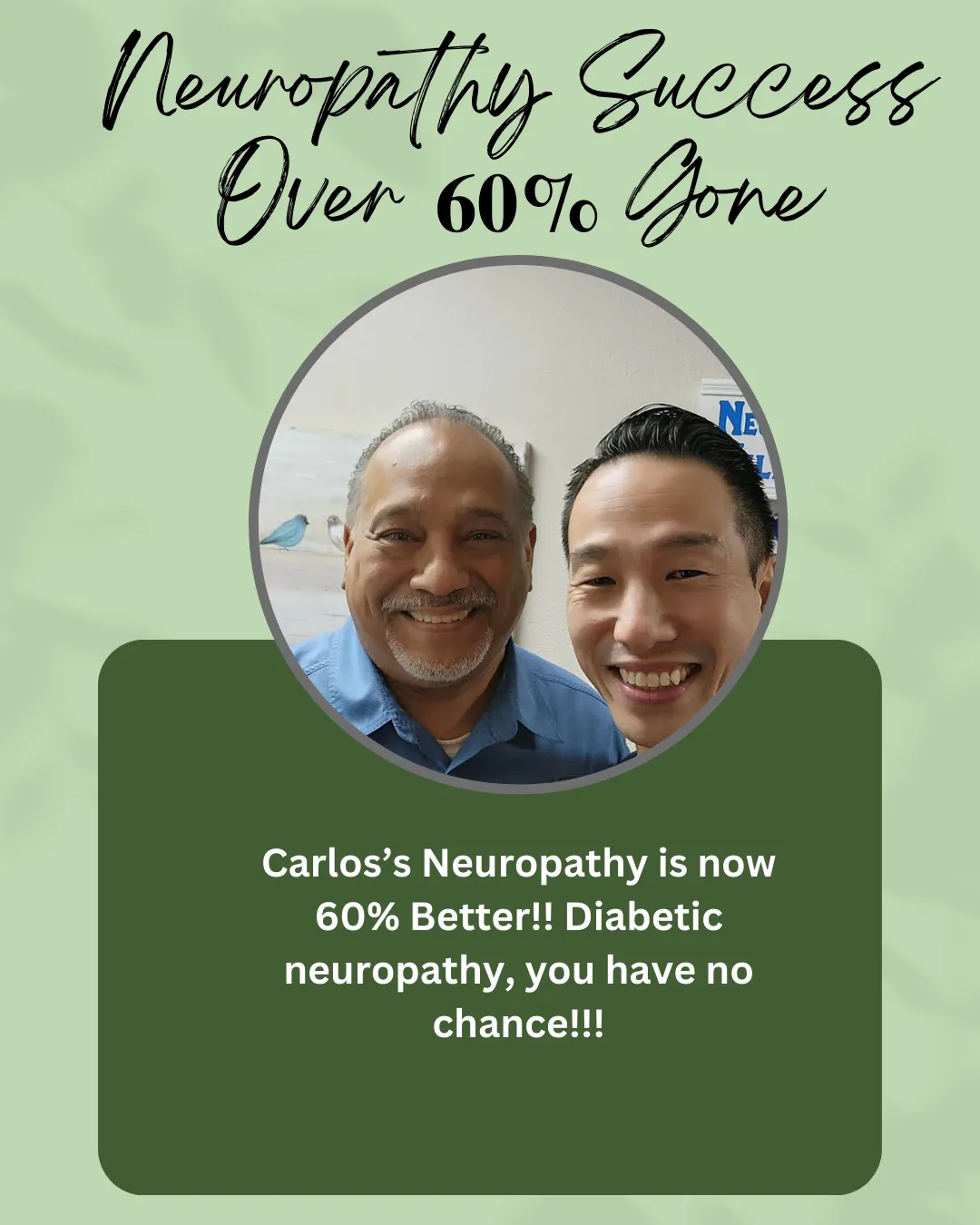 Carlos's Neuropathy Success