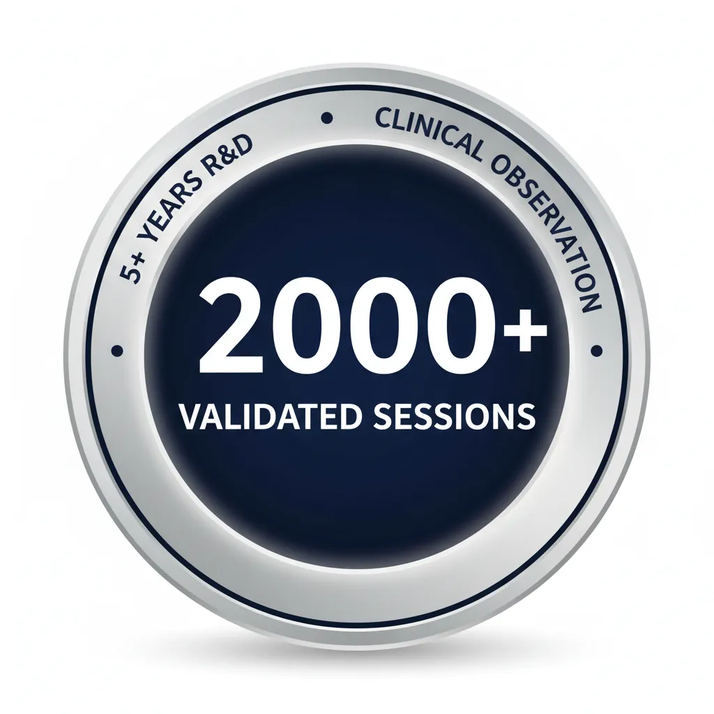 Backed by 5+ years of R&D and over 2,000 clinical observations