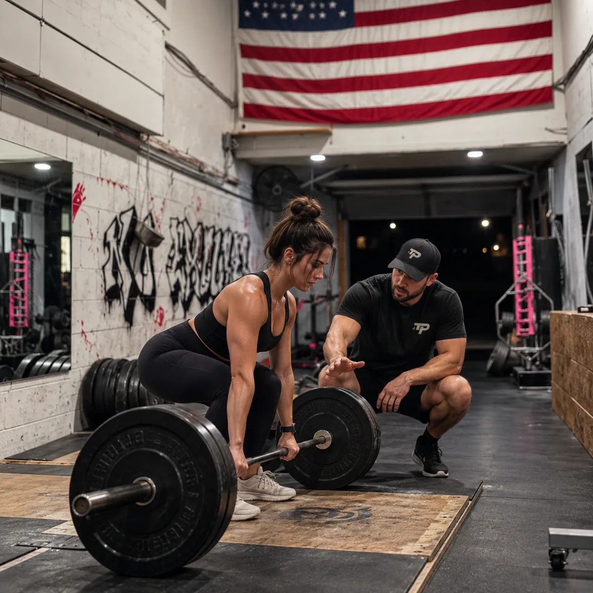 Personal training at Training Point gym in Indianapolis