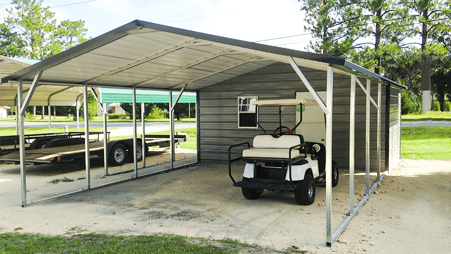 Spacious workshop metal building from Deltona Metal Building
