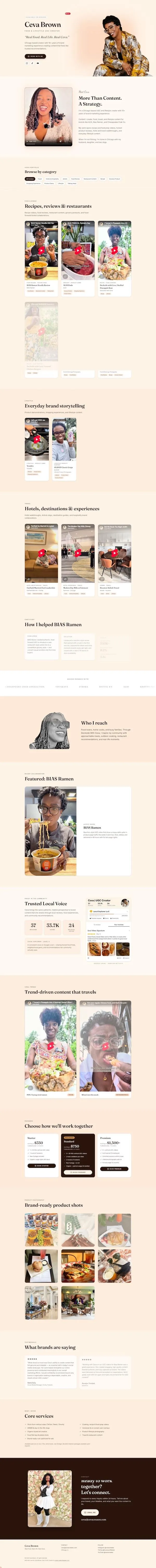 Ceva Brown UGC Portfolio