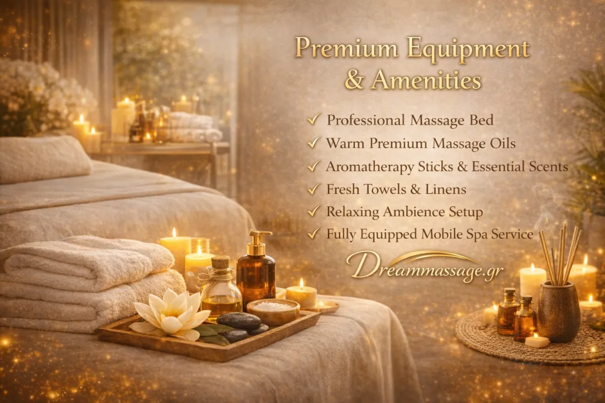 Χαλαρωτικό μασάζ κατ’ οίκον στη Γλυφάδα με ζεστή ατμόσφαιρα σπα