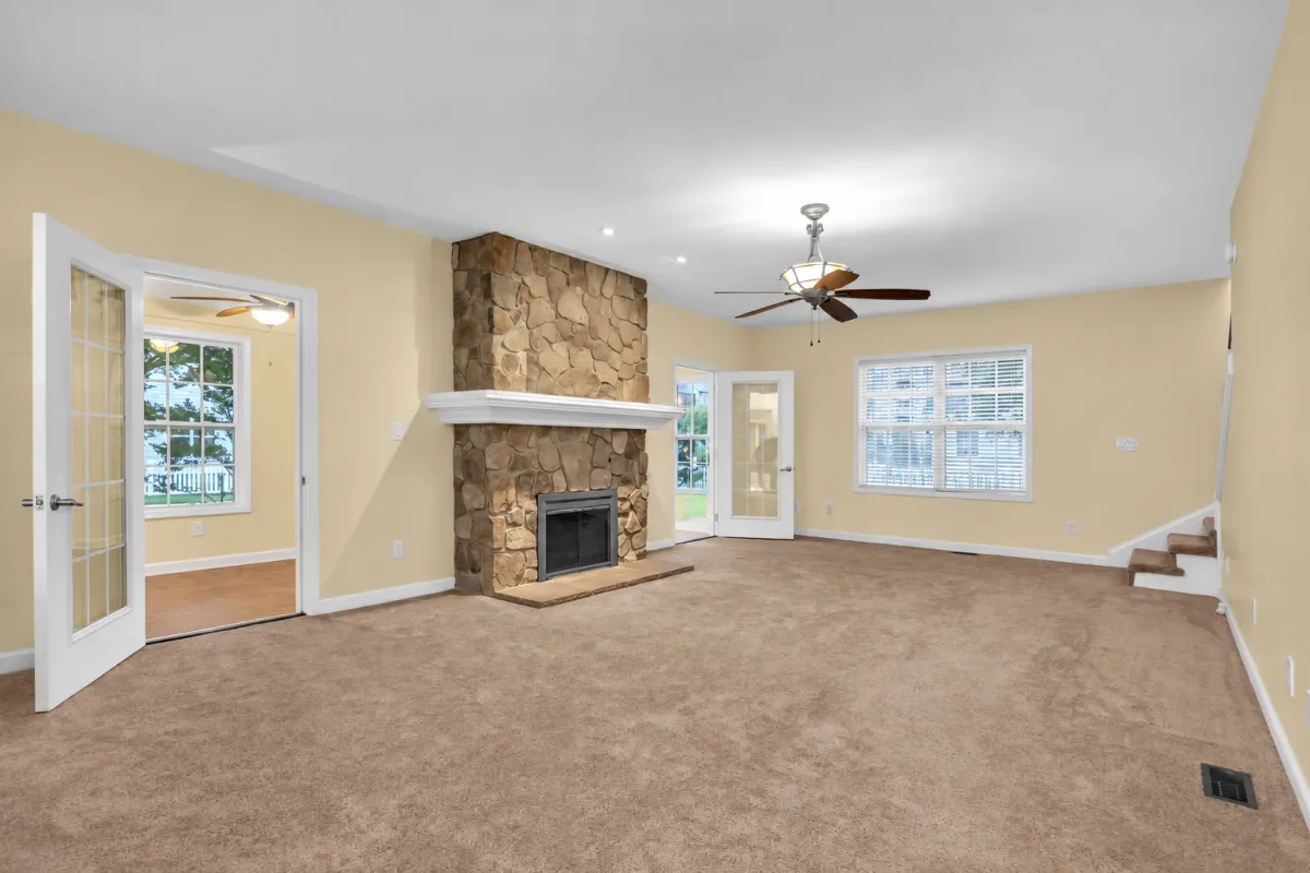 Bright living room at 402 26th Street