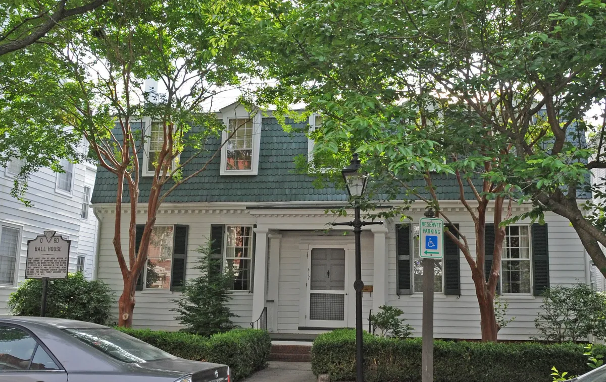 Ball House in Portsmouth’s Olde Towne Historic District, Virginia