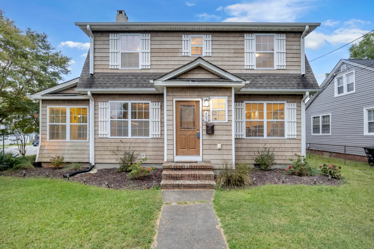 Illustrative Virginia Beach home exterior for a Hampton Roads home-value guide